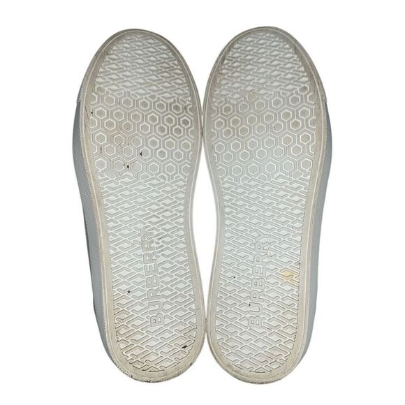 Burberry Low Top Nova Check Selma Lace Up Sneakers EU 37 Optic White Cool Mint - Picture 11 of 11